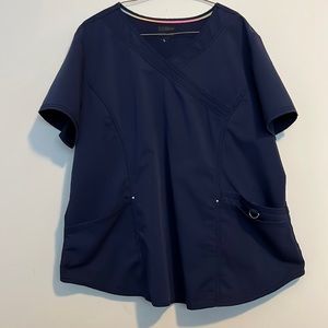 Blue Scrubstar scrub top